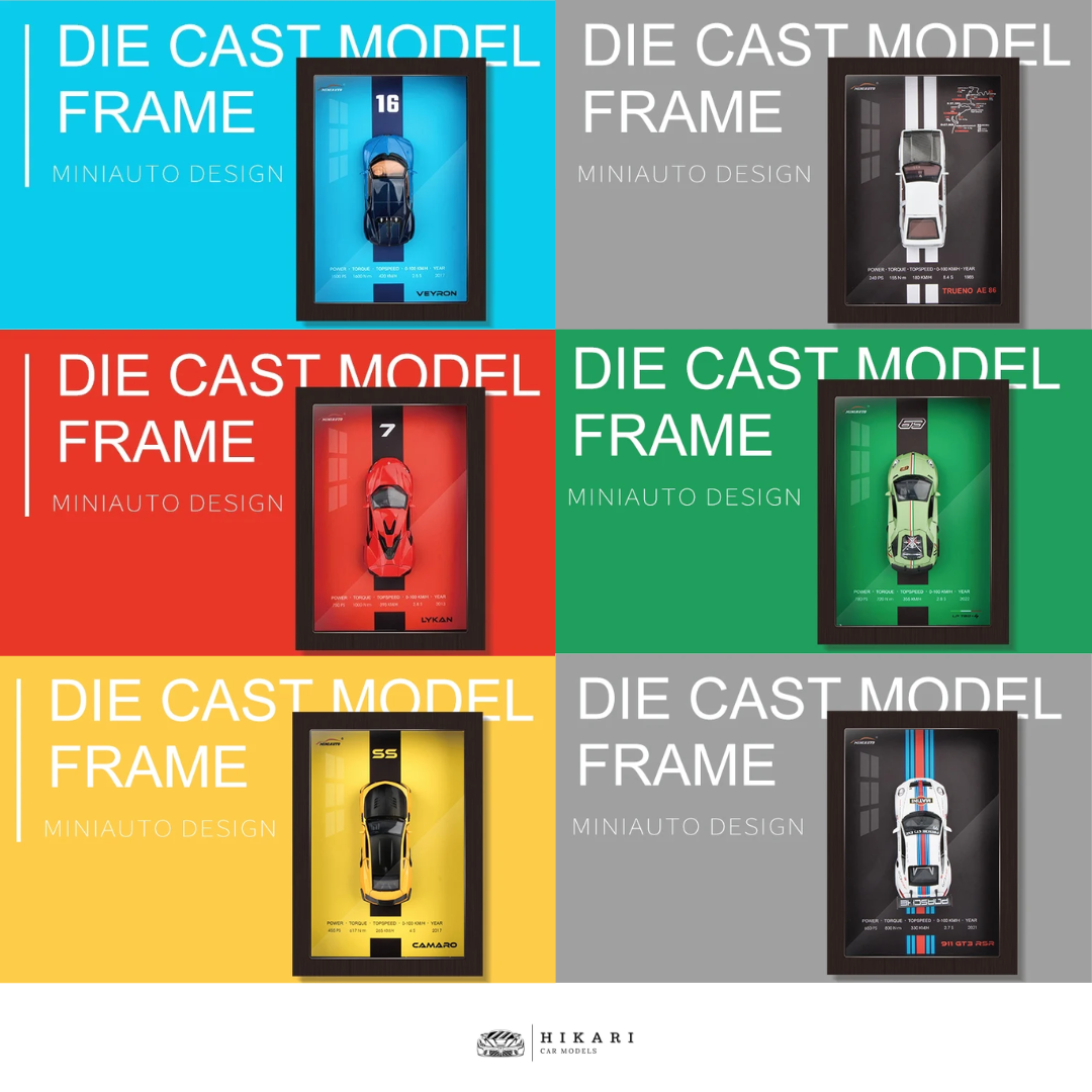 3D Die-Cast Model Frames
