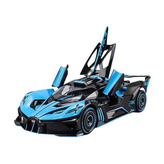 BUGATTI BOLIDE BLUE DIECAST MODEL