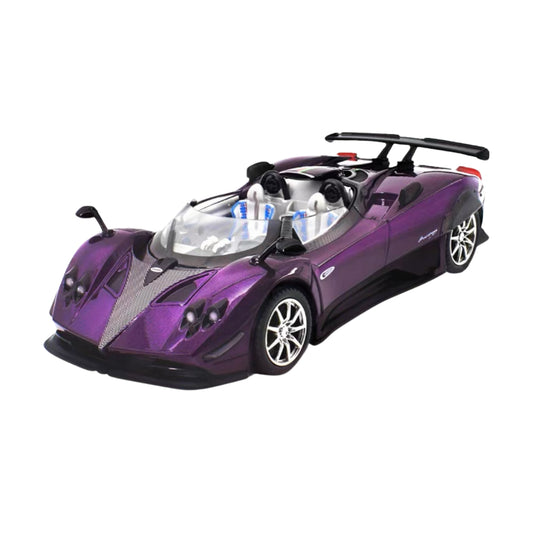 PAGANI ZONDA HP BARCHETTA PURPLE DIECAST MODEL