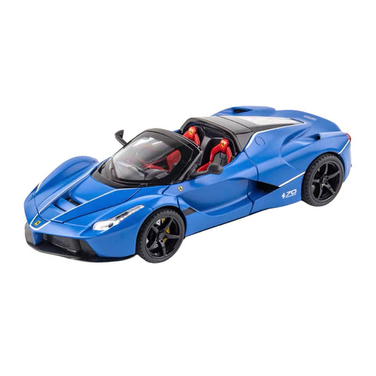 FERRARI RAFA BLUE OPEN TOP DIECAST MODEL