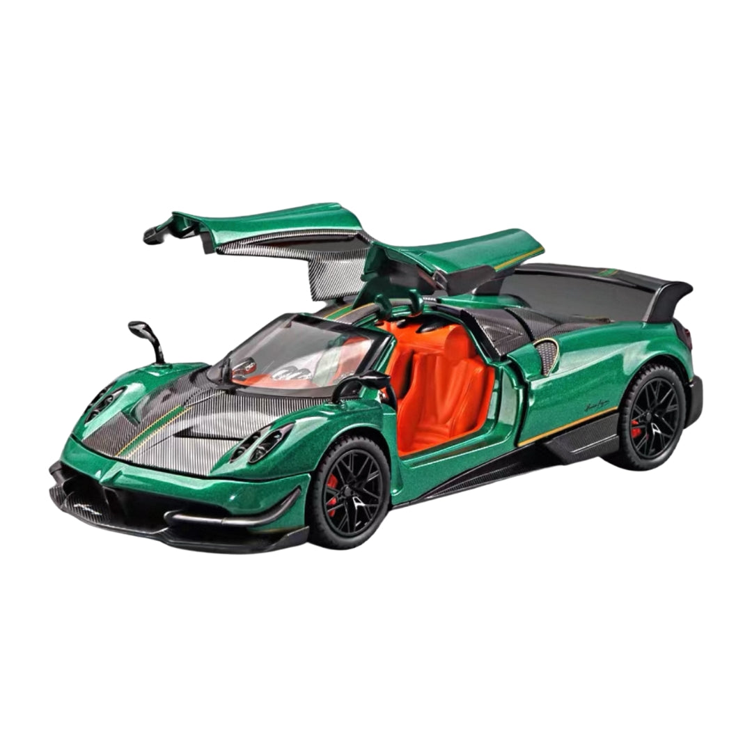 PAGANI HUAYRA ROADSTER BC GREEN DIECAST MODEL