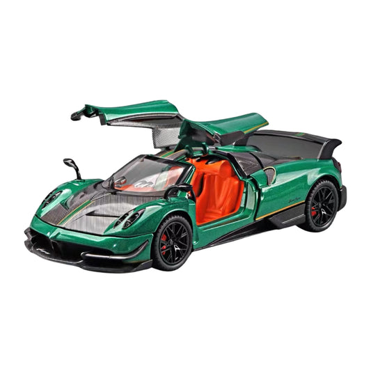 PAGANI HUAYRA ROADSTER BC GREEN DIECAST MODEL