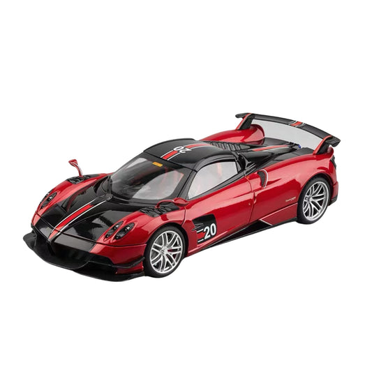PAGANI HUAYRA ROADSTER BC RED BLACK DIECAST MODEL