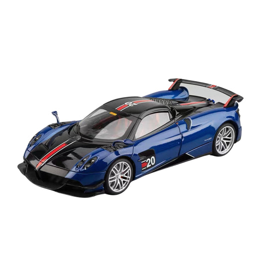 PAGANI HUAYRA ROADSTER BC BLUE BLACK DIECAST MODEL