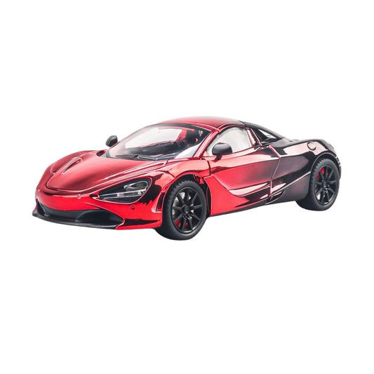 MCLAREN 720S RED BLACK DIECAST MODEL