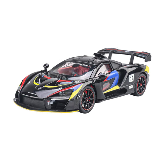 MCLAREN SENNA GTR BLACK DIECAST MODEL