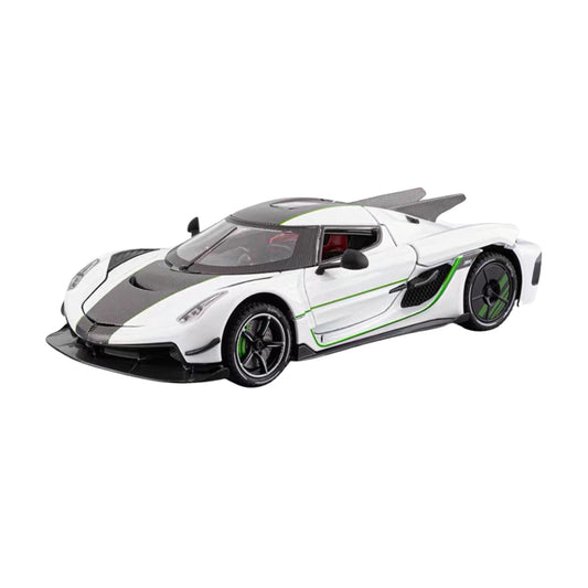 KOENIGSEGG JESKO WHITE DIECAST MODEL