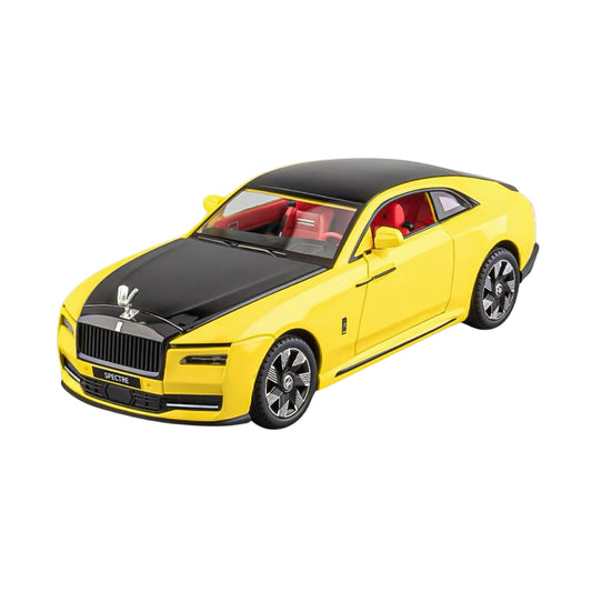 ROLLS-ROYCE SPECTRE YELLOW DIECAST MODEL