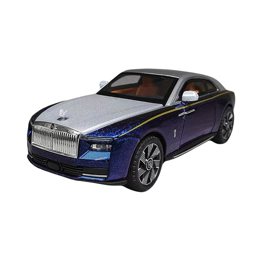ROLLS-ROYCE SPECTRE BLUE SILVER DIECAST MODEL