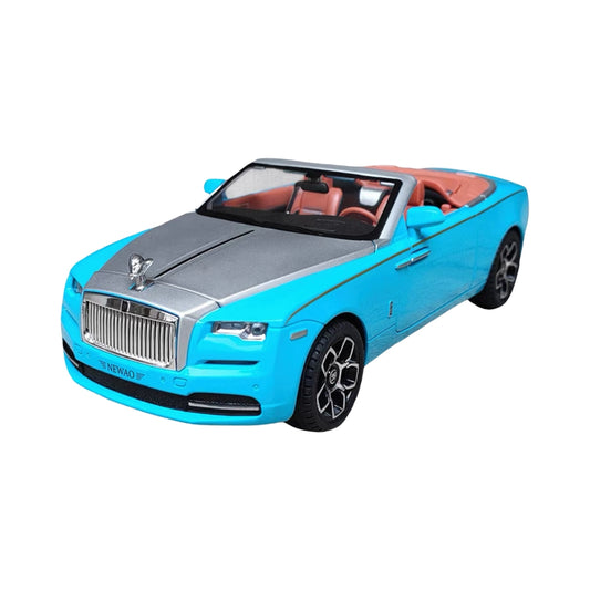 ROLLS-ROYCE DAWN CONVERTIBLE TIFF BLUE DIECAST MODEL