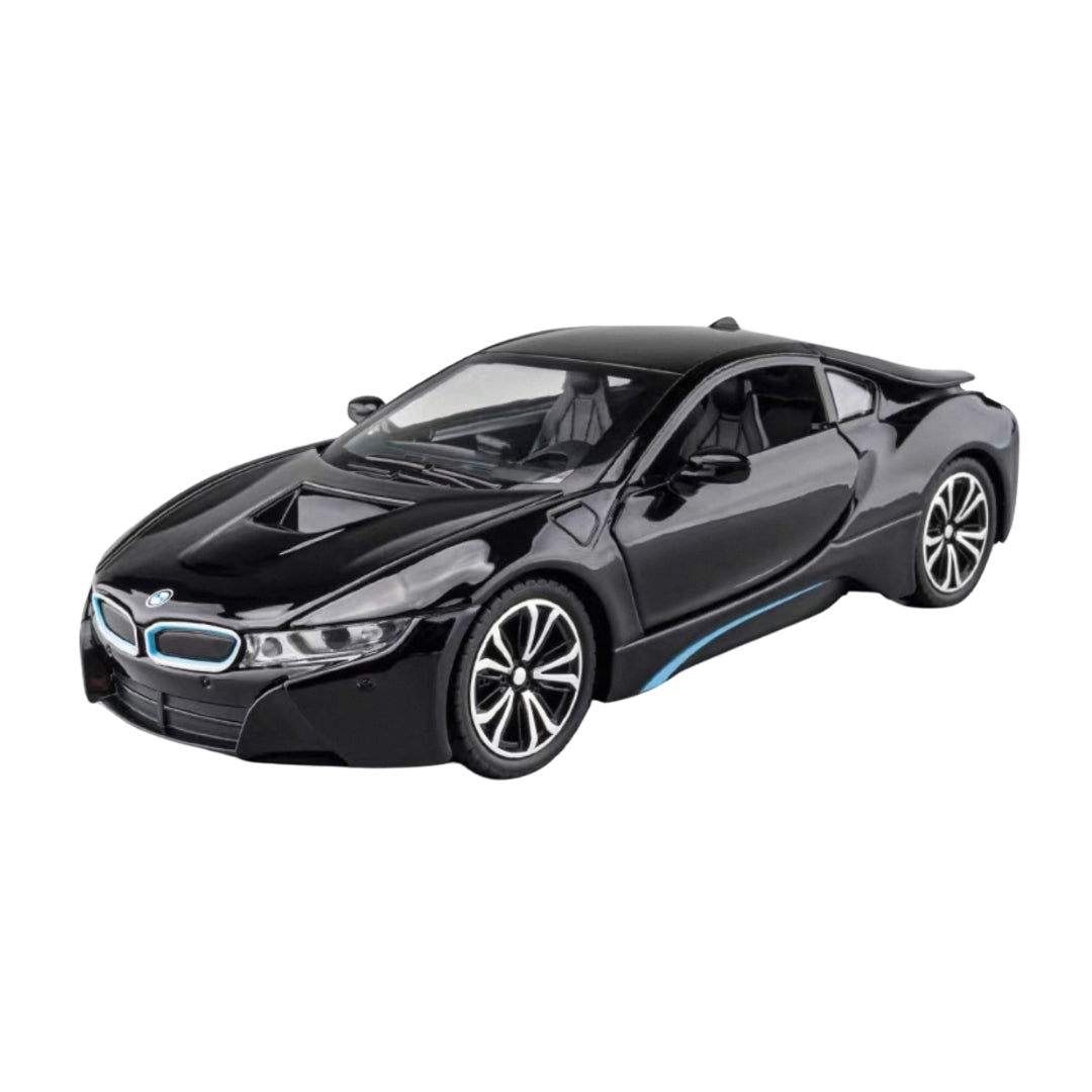 BMW I8 BLACK DIECAST MODEL
