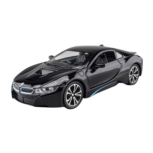 BMW I8 BLACK DIECAST MODEL