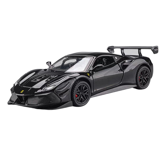 FERRARI 488 BLACK DIECAST MODEL