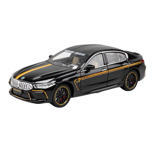 BMW M8 BLACK GOLD DIECAST MODEL