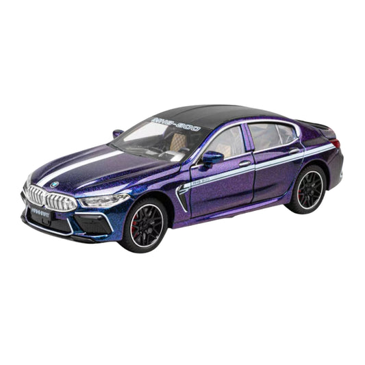 BMW M8 PURPLE DIECAST MODEL