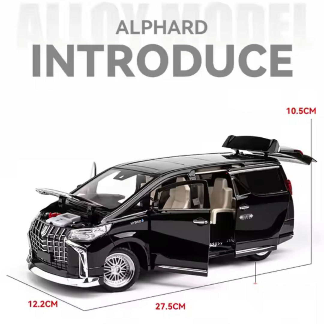 ALPHARD WHITE SUNROOF DIECAST MODEL