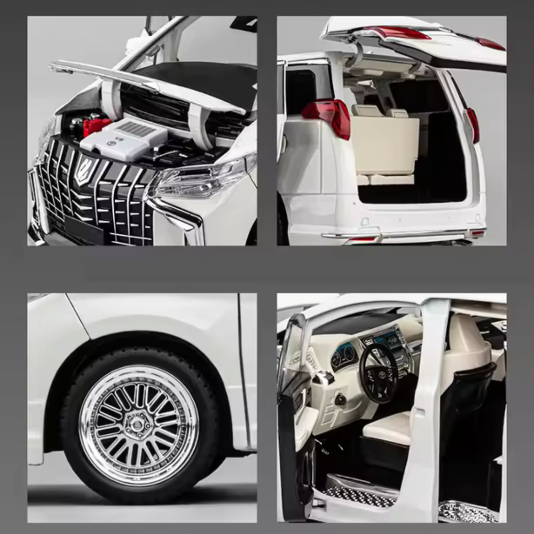 ALPHARD WHITE SUNROOF DIECAST MODEL