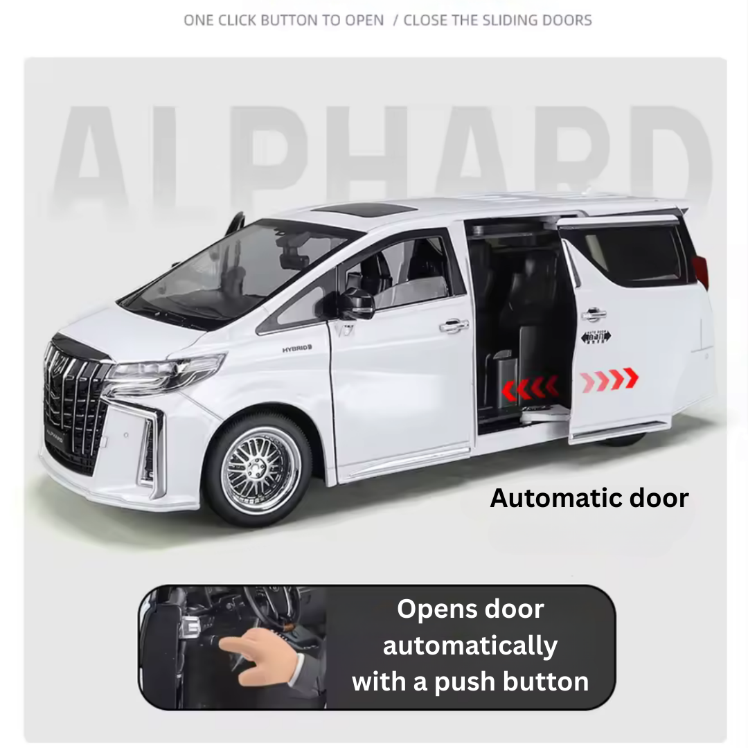 ALPHARD WHITE SUNROOF DIECAST MODEL
