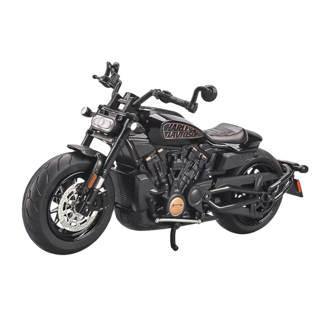 HARLEY-DAVIDSON SPORTSTER S BLACK DIECAST MODEL