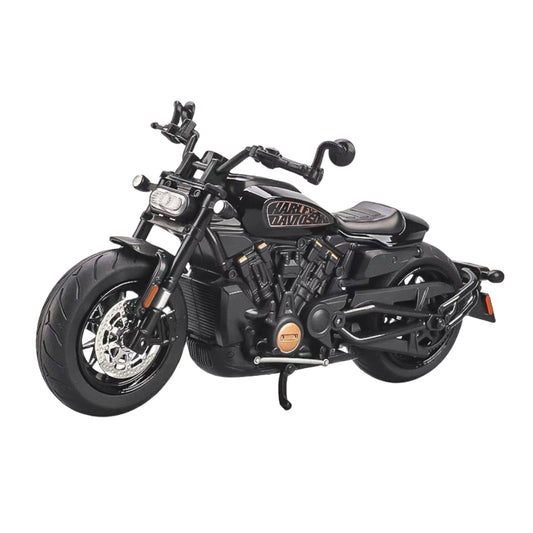 HARLEY-DAVIDSON SPORTSTER S PURPLE DIECAST MODEL