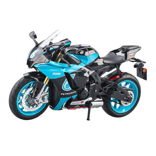 YAMAHA YZF-R1 SKY BLUE DIECAST MODEL