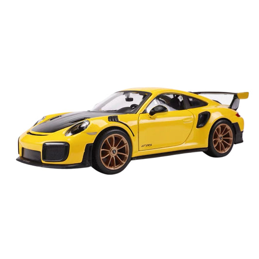 PORSCHE 911 GT3 YELLOW DIECAST MODEL