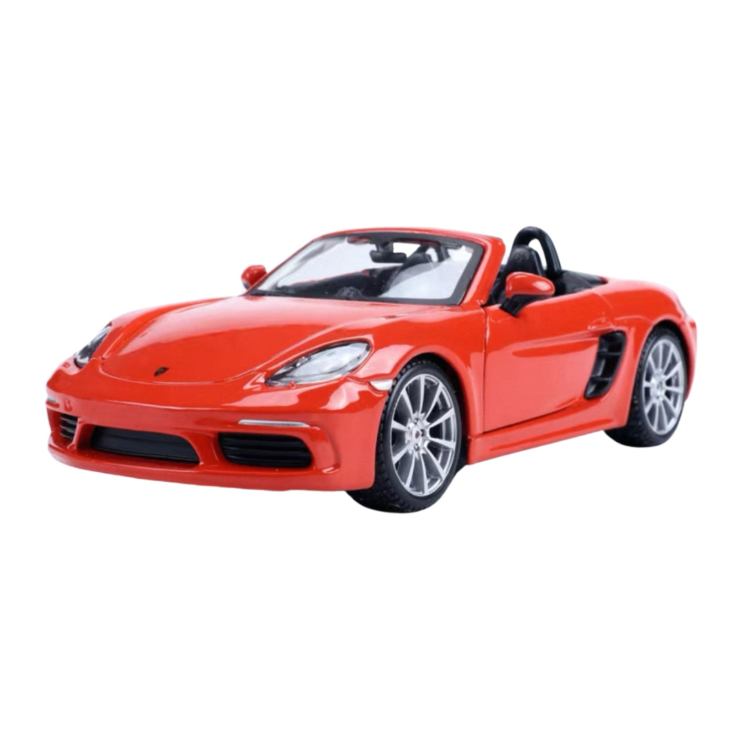 PORSCHE 718 BOXSTER RED DIECAST MODEL