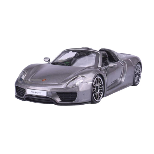 PORSCHE 918 SPYDER GREY DIECAST MODEL
