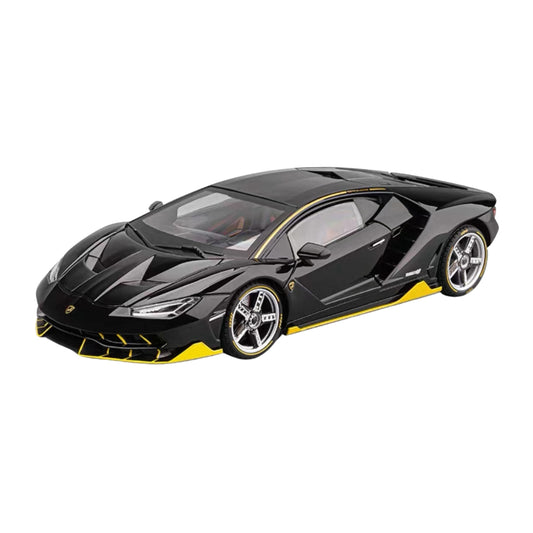 LAMBORGHINI CENTENARIO BLACK YELLOW DIECAST MODEL