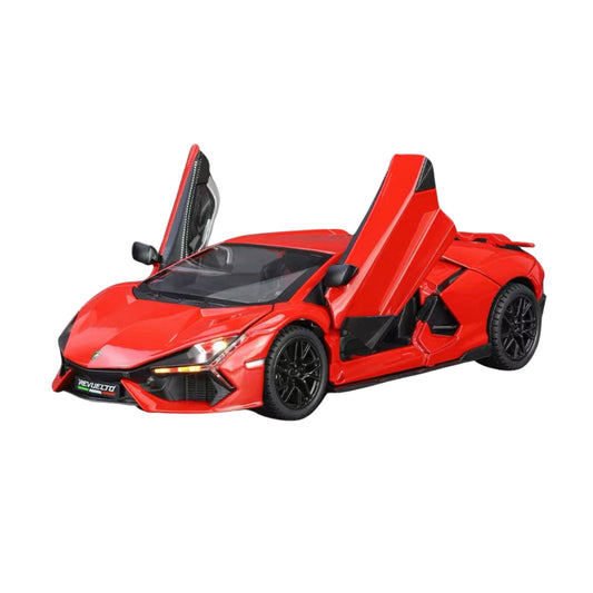 LAMBORGHINI REVUELTO ROADSTER RED DIECAST MODEL