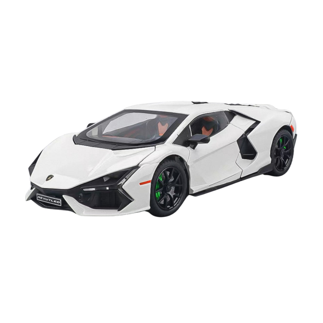 LAMBORGHINI REVUELTO WHITE DIECAST MODEL