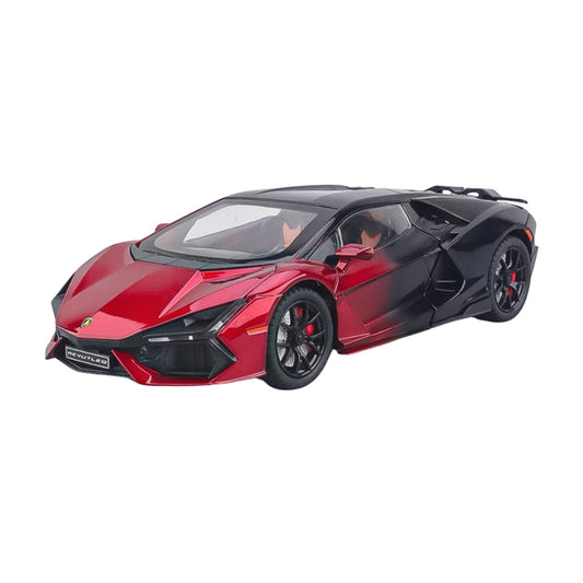 LAMBORGHINI REVUELTO RED BLACK DIECAST MODEL