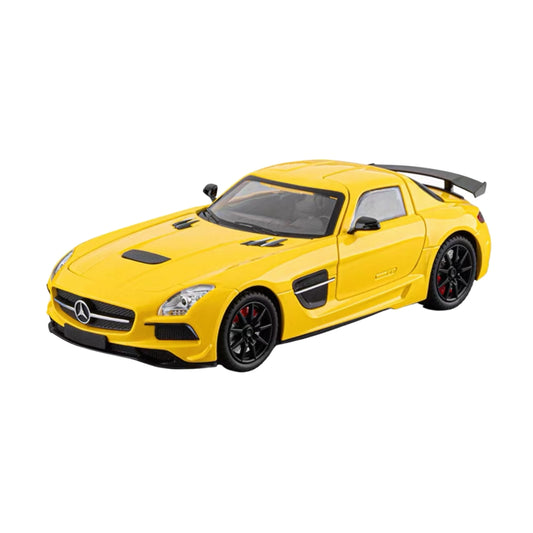 MERCEDES SLS AMG YELLOW DIECAST MODEL