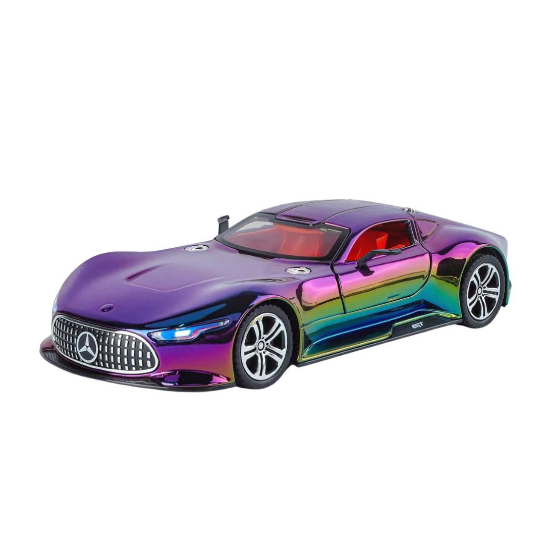 MERCEDES AMG VISION GRAN TURISMO PURPLE DIECAST MODEL