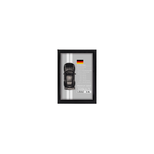 Porsche 911-Black 3D Alloy Simulation