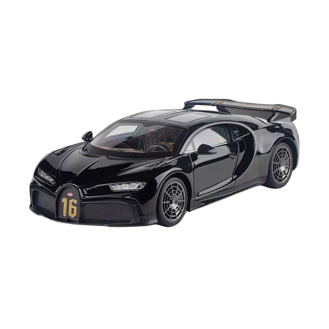 BUGATTI CHIRON SUPER SPORT BLACK DIECAST MODEL
